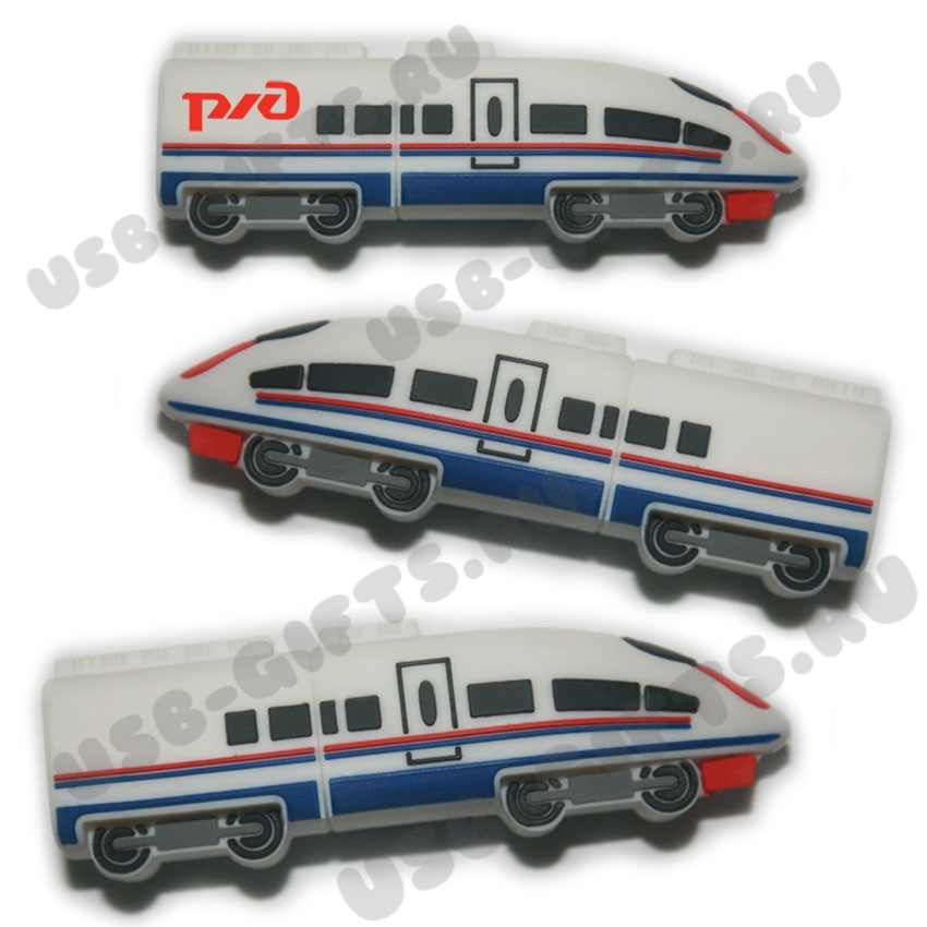 Usb flash карты «Скоростной поезд» сувенирные флешки для жд перевозчиков