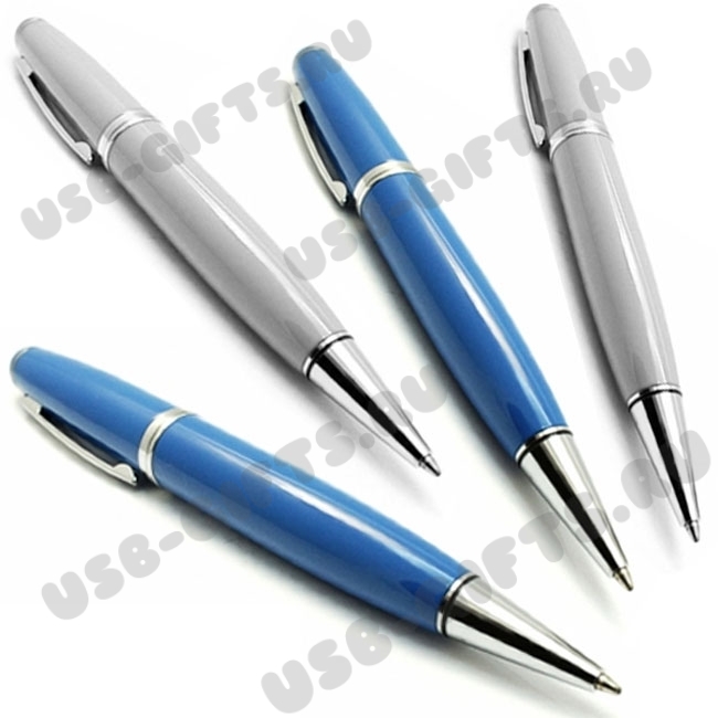 Синие ручки флешки подарочные оптом usb flash ручки под нанесение логотипа