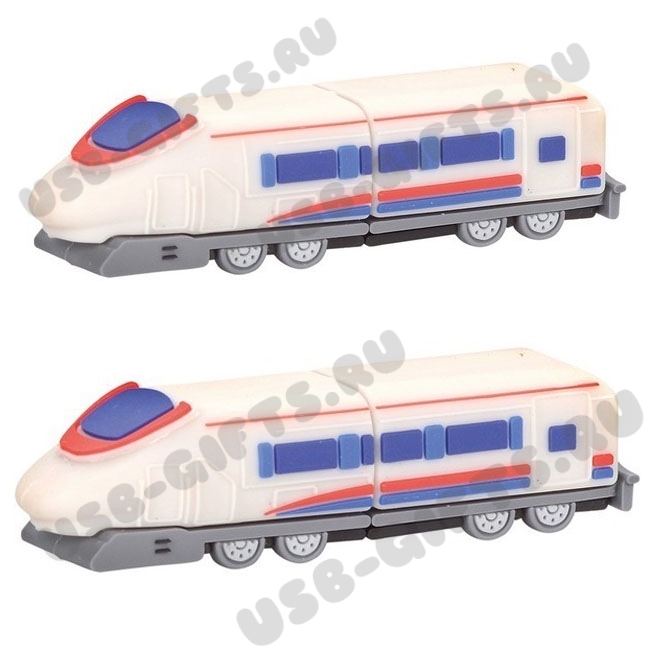 Оригинальные флешки «Поезд скоростной» жд usb флеш накопители под нанесение логотипа