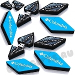 Флешки с логотипом «Columbia» по индивидуальному дизайну