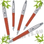 Деревянные ручки автоматические с логотипом эко авторучки оптом