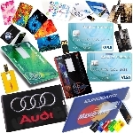 Флешки кредитки с логотипом оптом рекламные usb флэш карты визитки