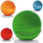 Зеленые пляжные мячи под нанесение логотипа оптом