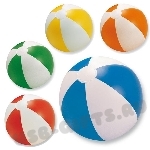 Синие пляжные мячи надувные с логотипом оптом