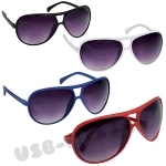 Солнцезащитные очки под логотип белый, красный, синий, черный