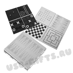 Игры магнитные в наборе: шахматы, шашки, нарды, уголки и крести-нолики