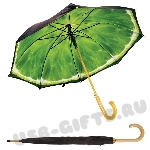 Необычный зонт «Лайм» оригинальные зонты оптом