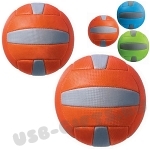 Волейбольные мячи оранжевые с нанесением логотипа 
