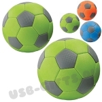 Футбольные зеленые мячи с нанесением логотипа