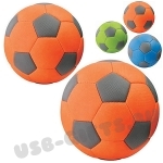 Футбольные оранжевые мячи с нанесением логотипа