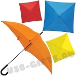 Квадратные зонты-трости под нанесение логотипа оптом