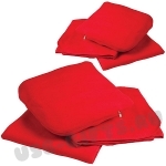 Пледы подушки флисовые красные с логотипом цены оптом