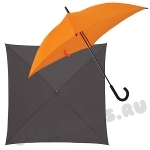 Квадратные зонты-трости с нанесением логотипа оптом