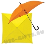 Квадратные зонты трости под логотип продажа оптом
