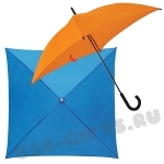 Квадратные зонты-трости с фирменной символикой