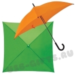 Квадратные зонты-трости с логотипом, рекламные