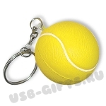 Антистрессы-брелоки «Теннисный мяч» с логотипом