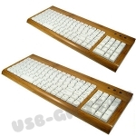 Деревянные беспроводные клавиатуры с логотипом оптом