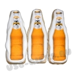 Сувенирные пряники «Бутылка пива» с цветной глазурью
