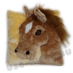 Подушки «Лошадь символ 2014 года» с логотипом оптом