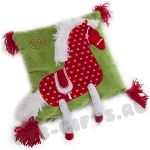 Новогодние подушки «Лошадка» с логотипом оптом