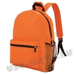 Оранжевый рюкзак под нанесение логотипа цены оптом