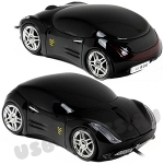 Черные мышки «Автомобиль» с нанесением логотипа