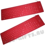 Гибкая красная клавиатура под логотип продажа оптом