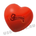 Антистрессы «Сердце» под логотип оптом праздничные