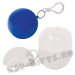 Белые дождевики в шкатулке шар с логотипом продажа оптом