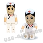Флешки «Медсестра» под нанесение логотипа медицинские usb-диски