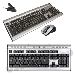 Беспроводные наборы: клавиатура и мышь