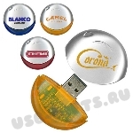 USB накопитель желтый флэшка 1Gb 2Gb 4Gb 8Gb USB promo