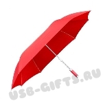 Зонт складной красный под логотип