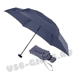 Зонт складной с логотипом синие зонты складные