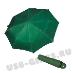 Зонт зеленый складной под логотип