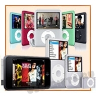 iPod, MP4, MP3 плееры с логотипом (MP4 Flash, MP3 Flash)