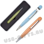Голубая ручка usb память оранжевая usb flash pen зеленая оптом