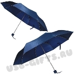 Зонты складные, механика, синие
