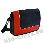 Красная конференц сумка под логотип промо сумки оптом