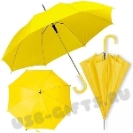 Зонт-трость желтый D 103 см под логотип