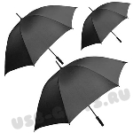 Зонт трость D 150 см черный