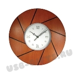Часы деревянные настенные подарочные часы с логотипом