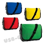 Зеленые сумки конференц под символику сумки-портфели оптом