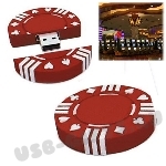 Usb флеш карты «Покерная фишка» опт флешка фишка для казино