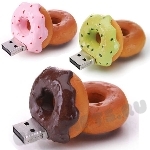 Сладкие флэшки «Пончик с глазурью» оптом USB Flash Drive под символику