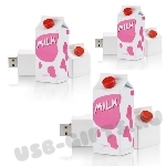 Флешки «Молоко» съедобные флеш карты пакет молока рекламные