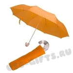 Зонт оранжевый, складной под логотип