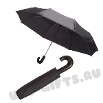 Зонт складной черный под логотип