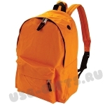 Рюкзак оранжевый под нанесение логотипа оптом
